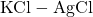 \mathrm{KCl-AgCl}