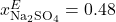 x_\mathrm{Na_2SO_4}^E = 0.48